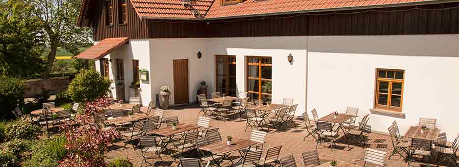 Das Wirtshaus vom Karolinenhof in Künzell bei Fulda