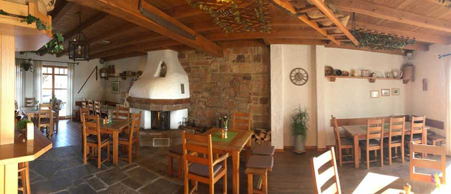 Das Wirtshaus vom Karolinenhof in Künzell bei Fulda